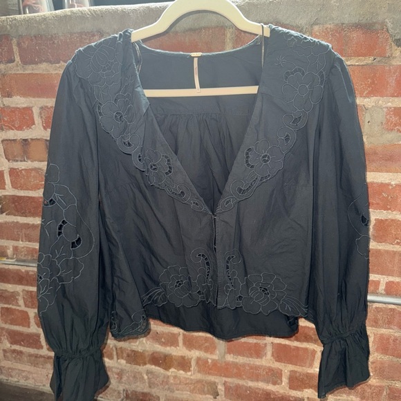 Free People Floral Top - Picture 1 of 7